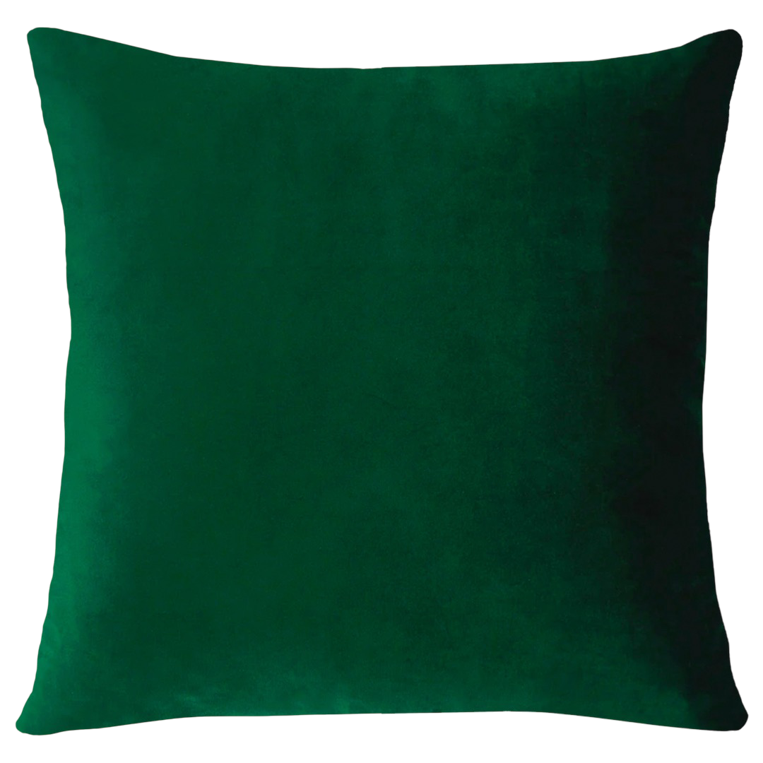 Miami Needlepoint Cushion in Emerald Green