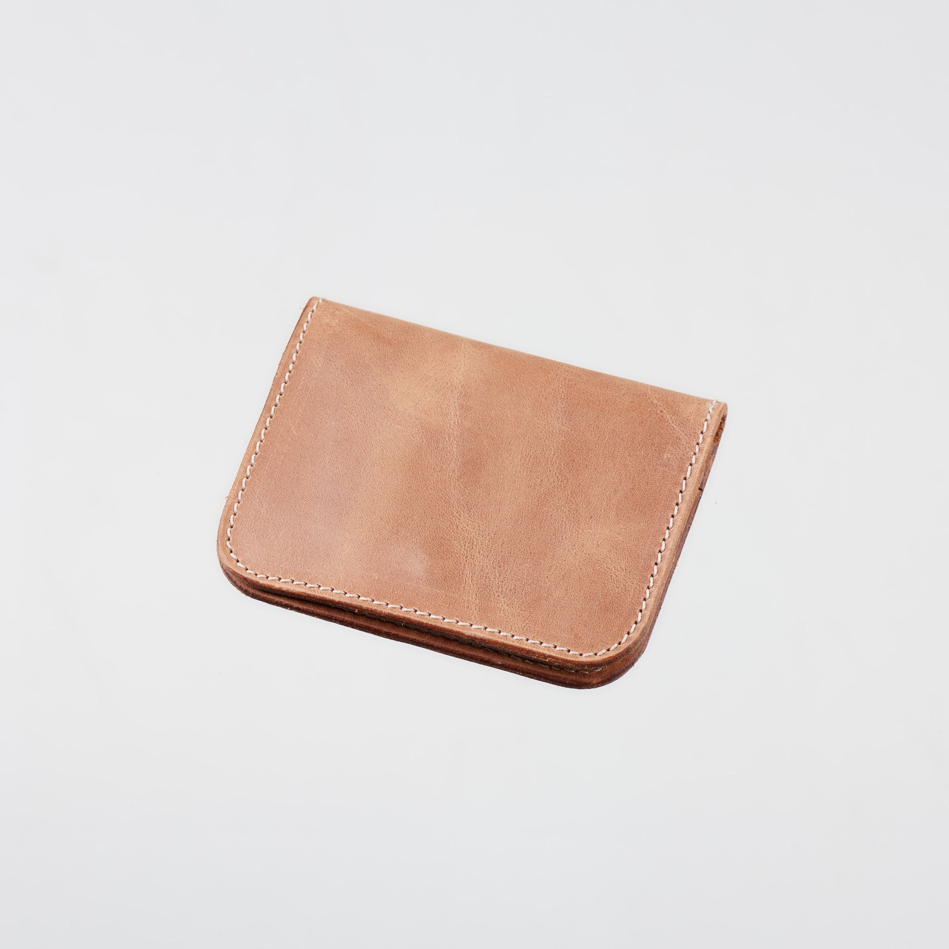 Light on Noeli Exquisitely Minimalist Leather Card Holder with Cork Interior - Handcrafted in Tartu by Noel at www.brixbailey.com