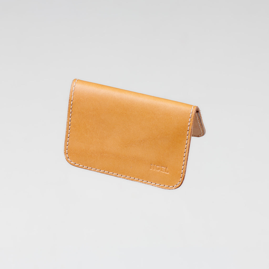Noeli's Uniquely Minimalist Leather Card Holder with Cork Interior - Handcrafted in Tartu, Eco-Friendly Design by Noel at www.brixbailey.com