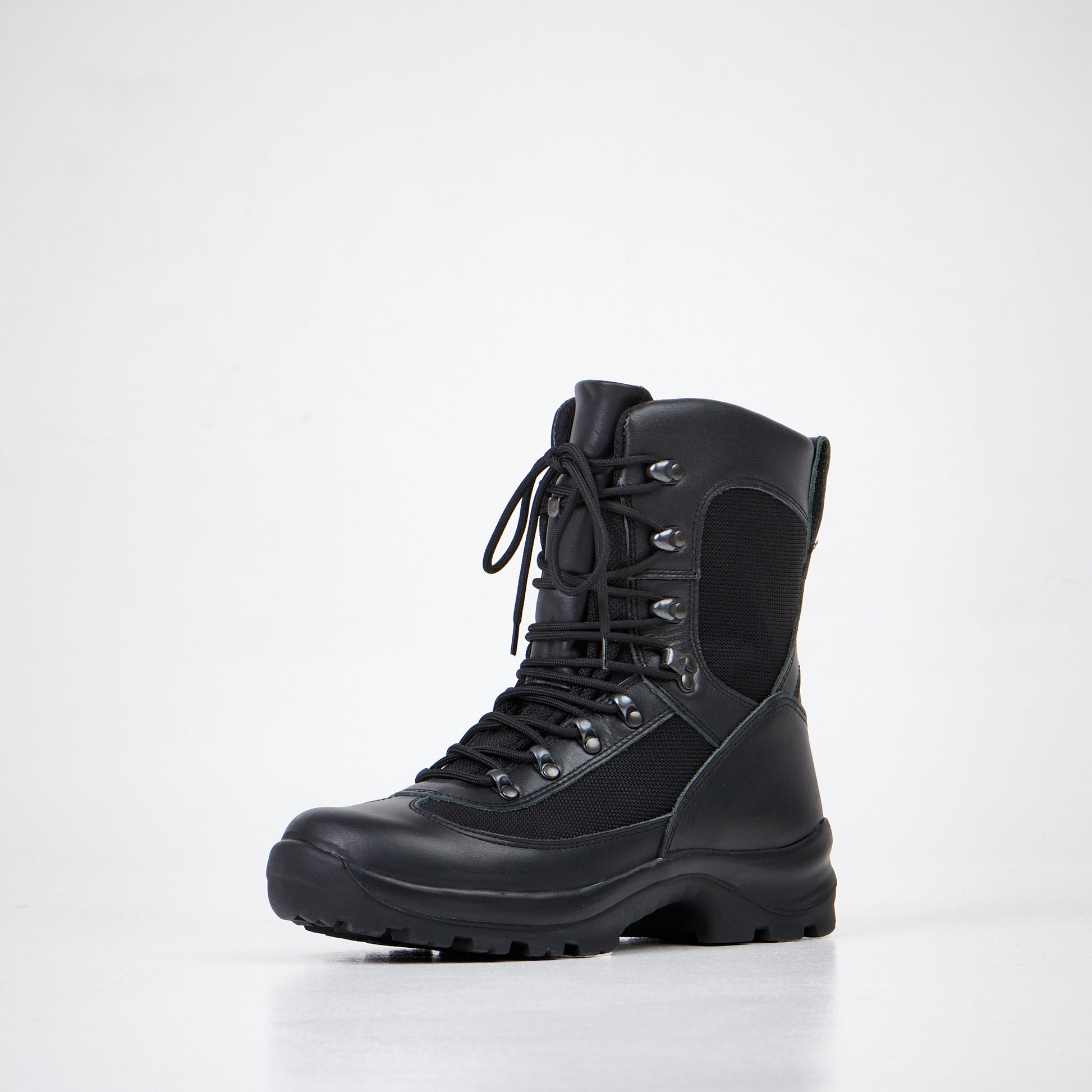 Conquer Any Terrain with the Waterproof Leather and Textile Military Boots 732 - Rugged, Unisex and Adaptable by Samelin at www.brixbailey.com