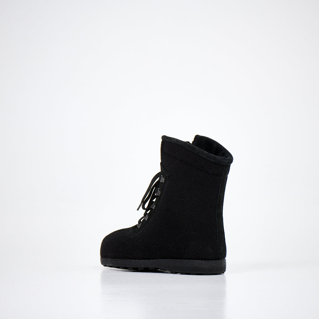 Norwegian Felted Wool Boots – Warm, Traction-Enhanced Comfort by Nesna Lobben at www.brixbailey.com