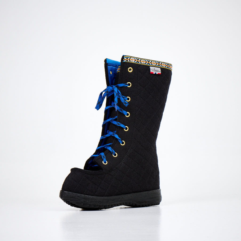 Norwegian Felted Wool Boots – Cozy and Durable for Winter by Nesna Lobben at www.brixbailey.com