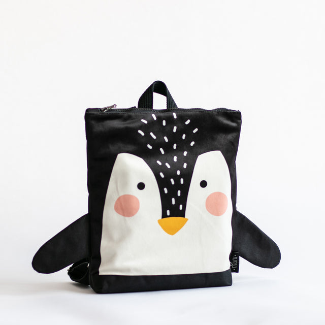 Charming PENGUIN Backpack for Kids – Stylish & Practical by Muni at www.brixbailey.com