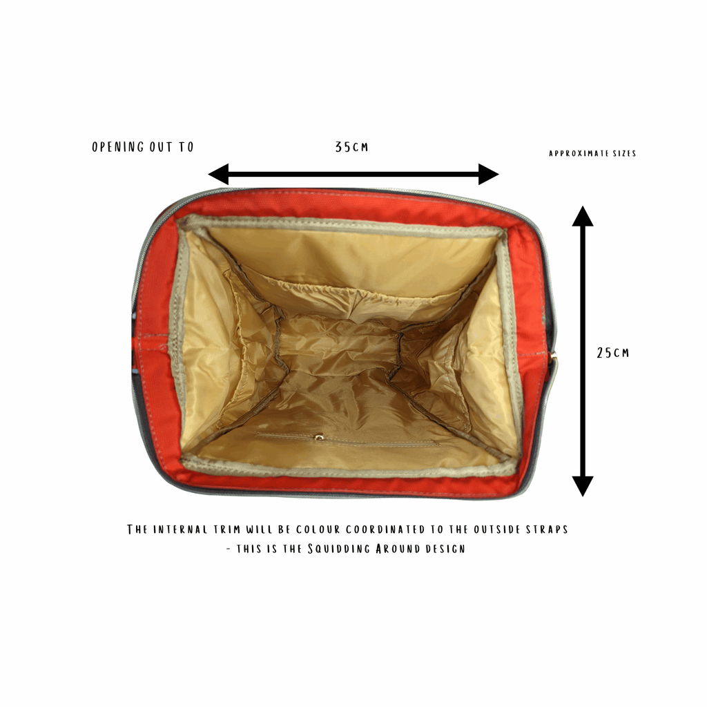 Pink Strawberry Fields Baby Changing Backpack