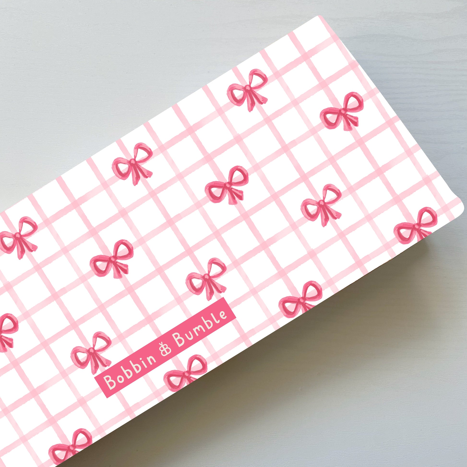 Travel Changing Mat - Pink Bows