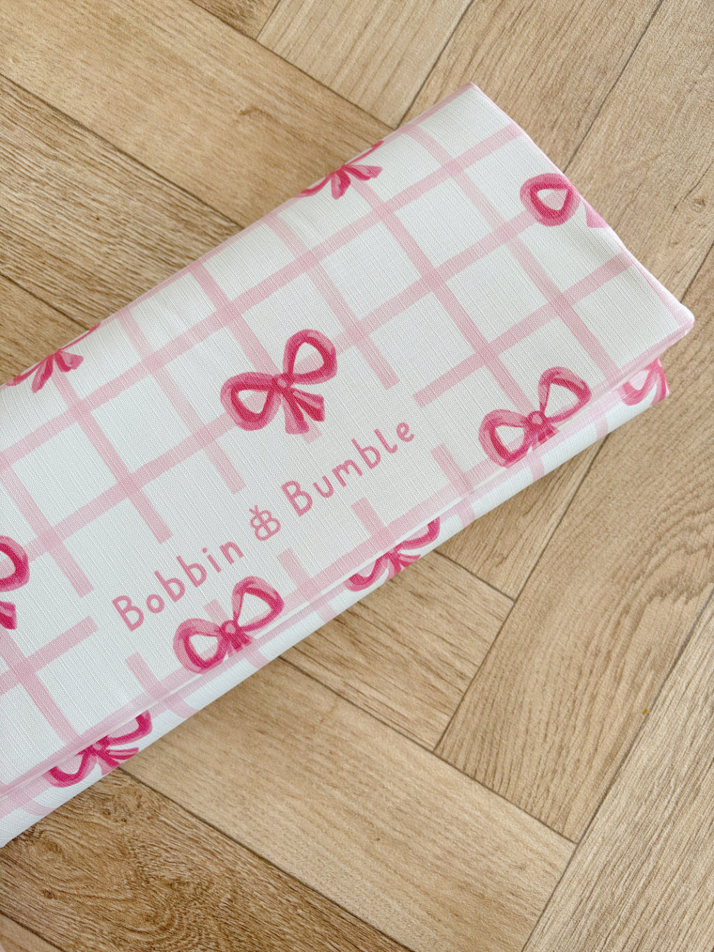 Travel Changing Mat - Pink Bows