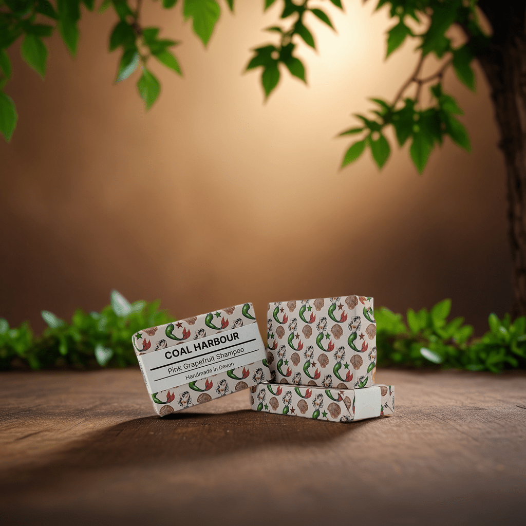 Pink Grapefruit Solid Shampoo Bar 100g