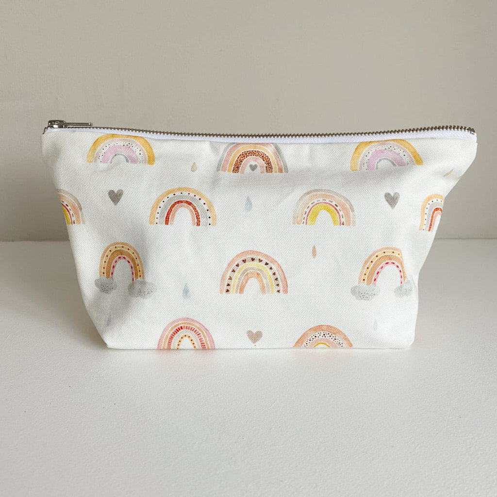 Nappy and wipes pouch - Beau Rainbow Print