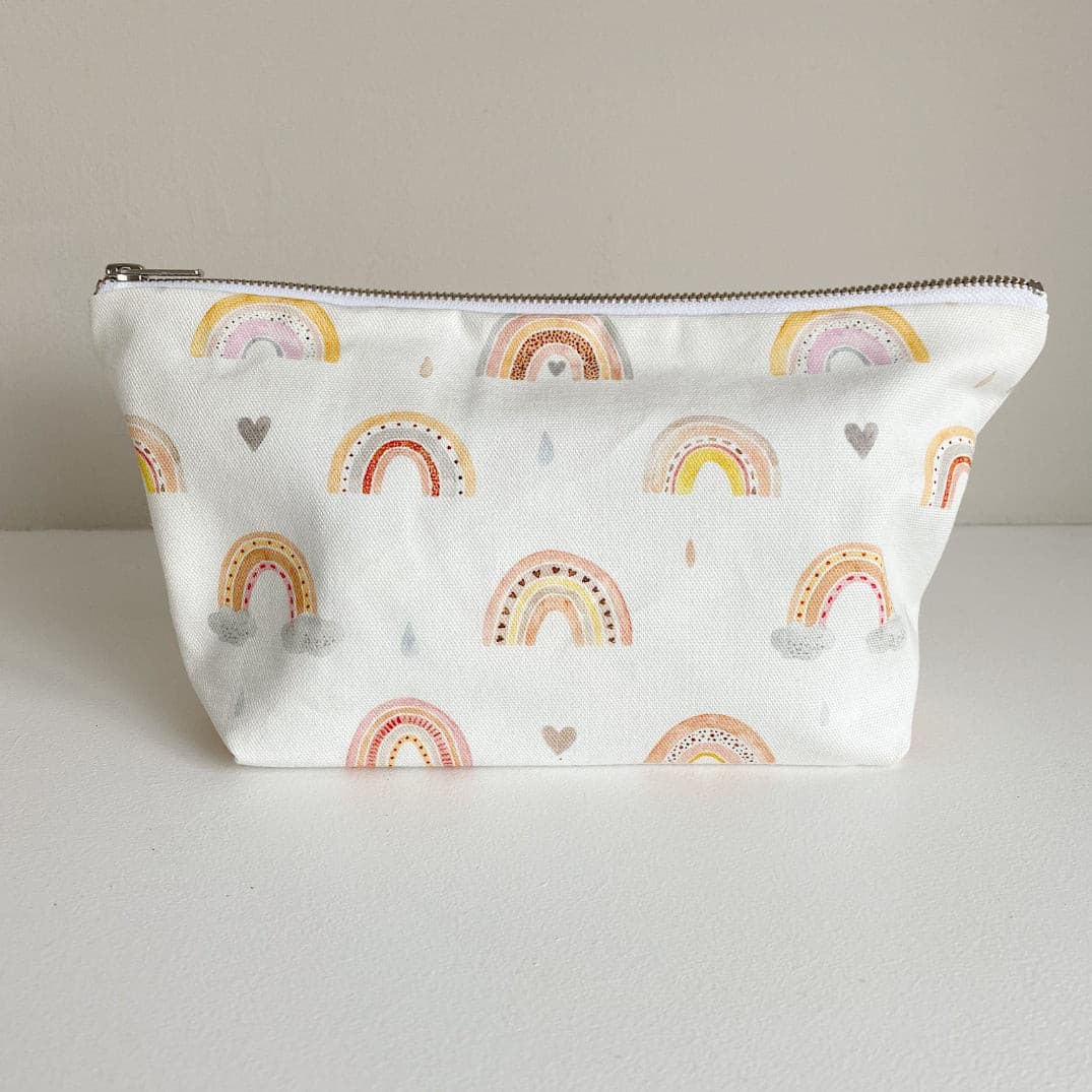 Nappy and wipes pouch - Beau Rainbow Print