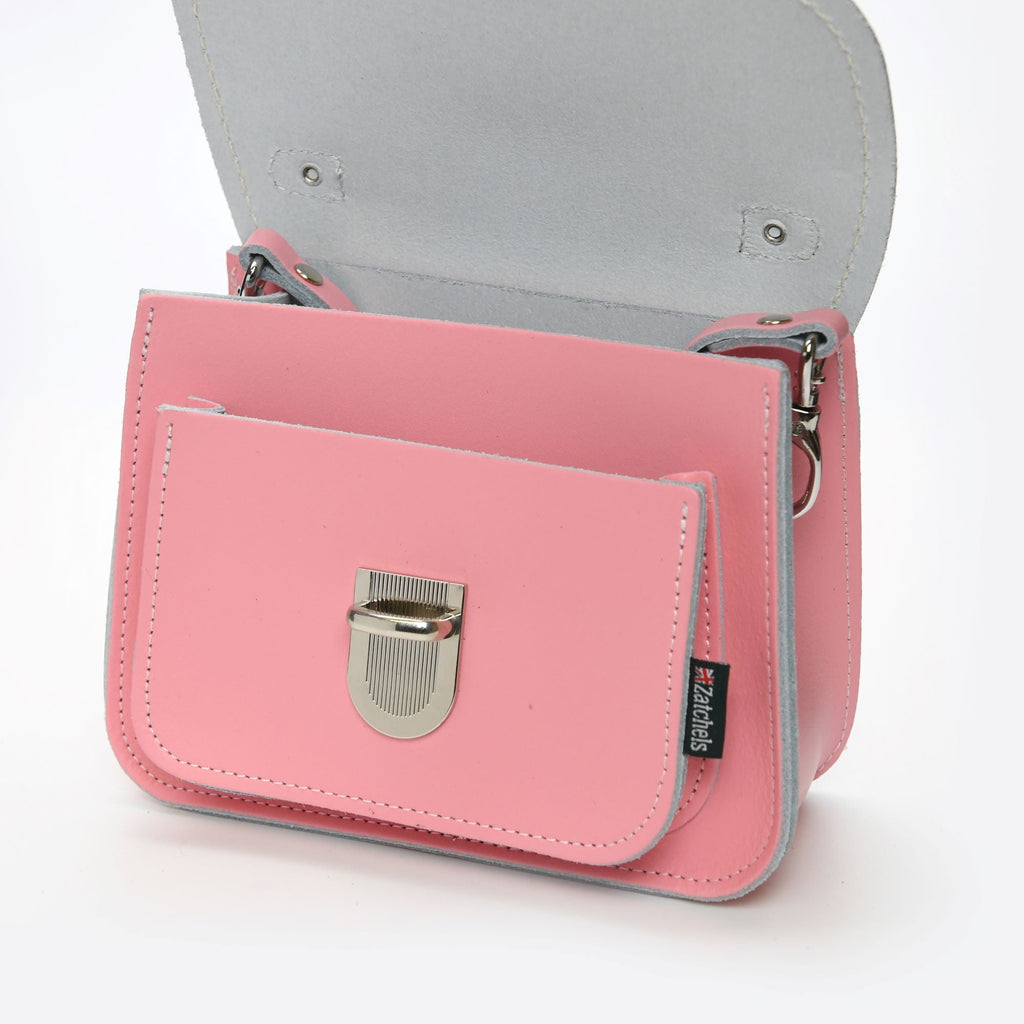 Luna Handmade Leather Bag in Pink
