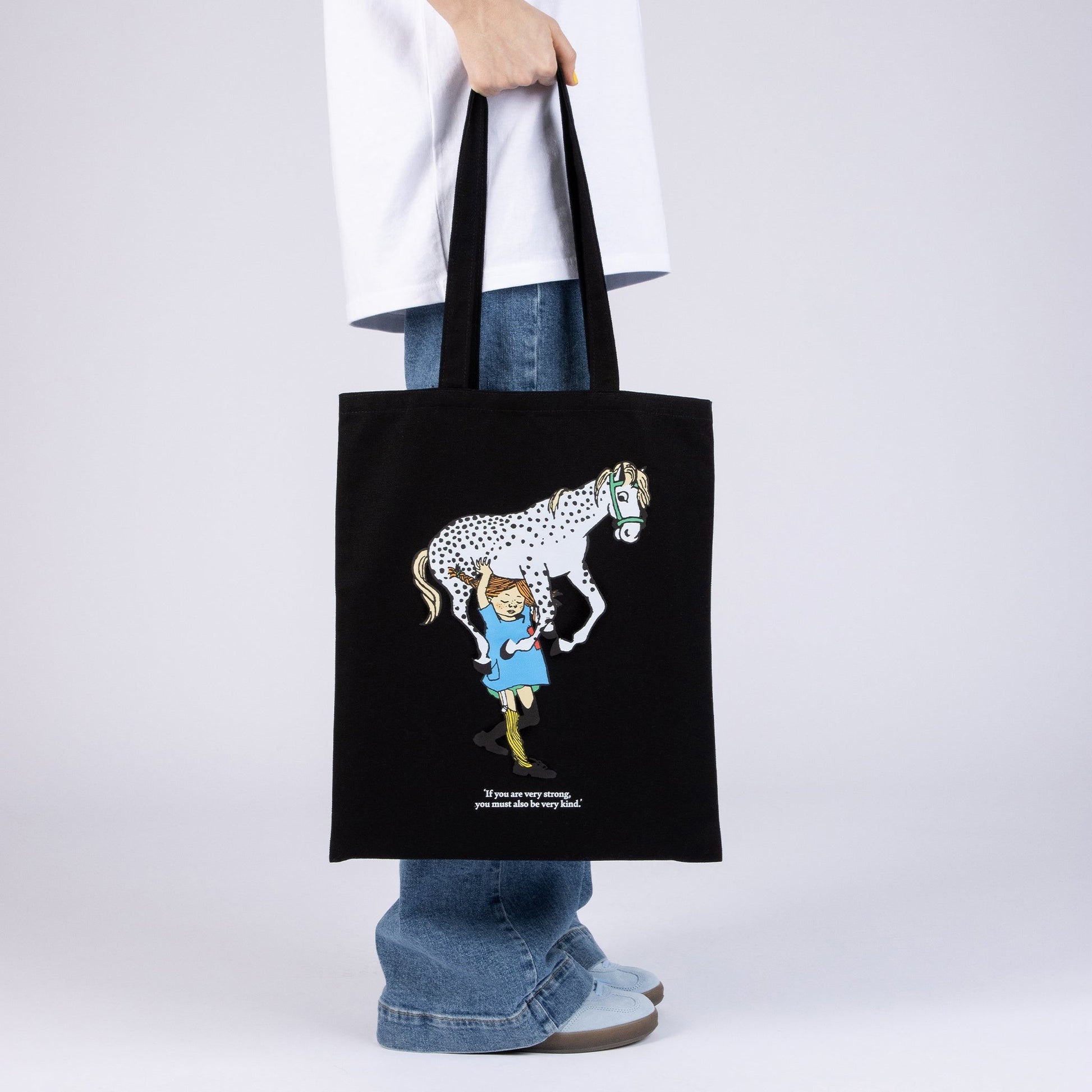 Pippi Tote Bag - Lifting the Horse