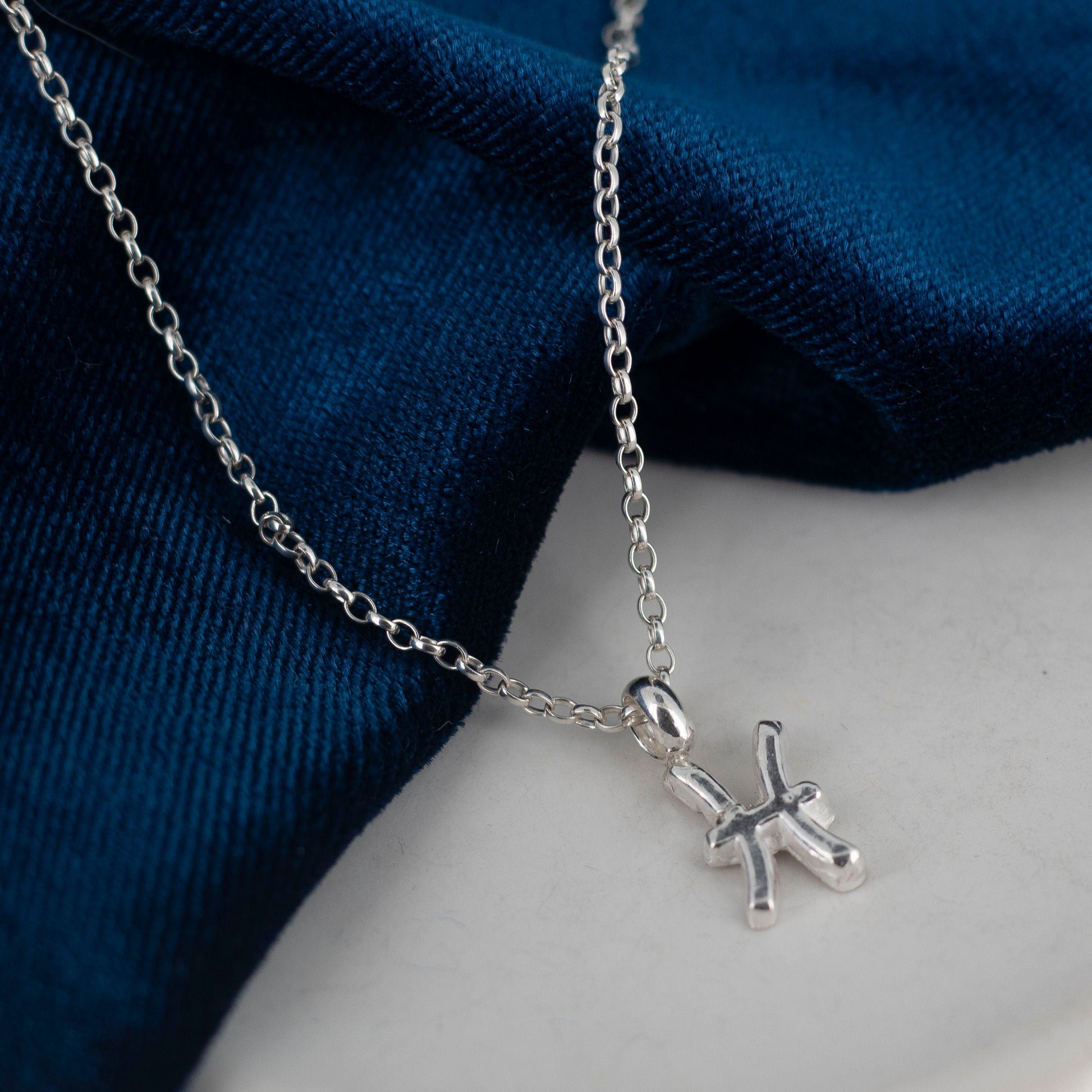 Silver Zodiac Pendant Necklace