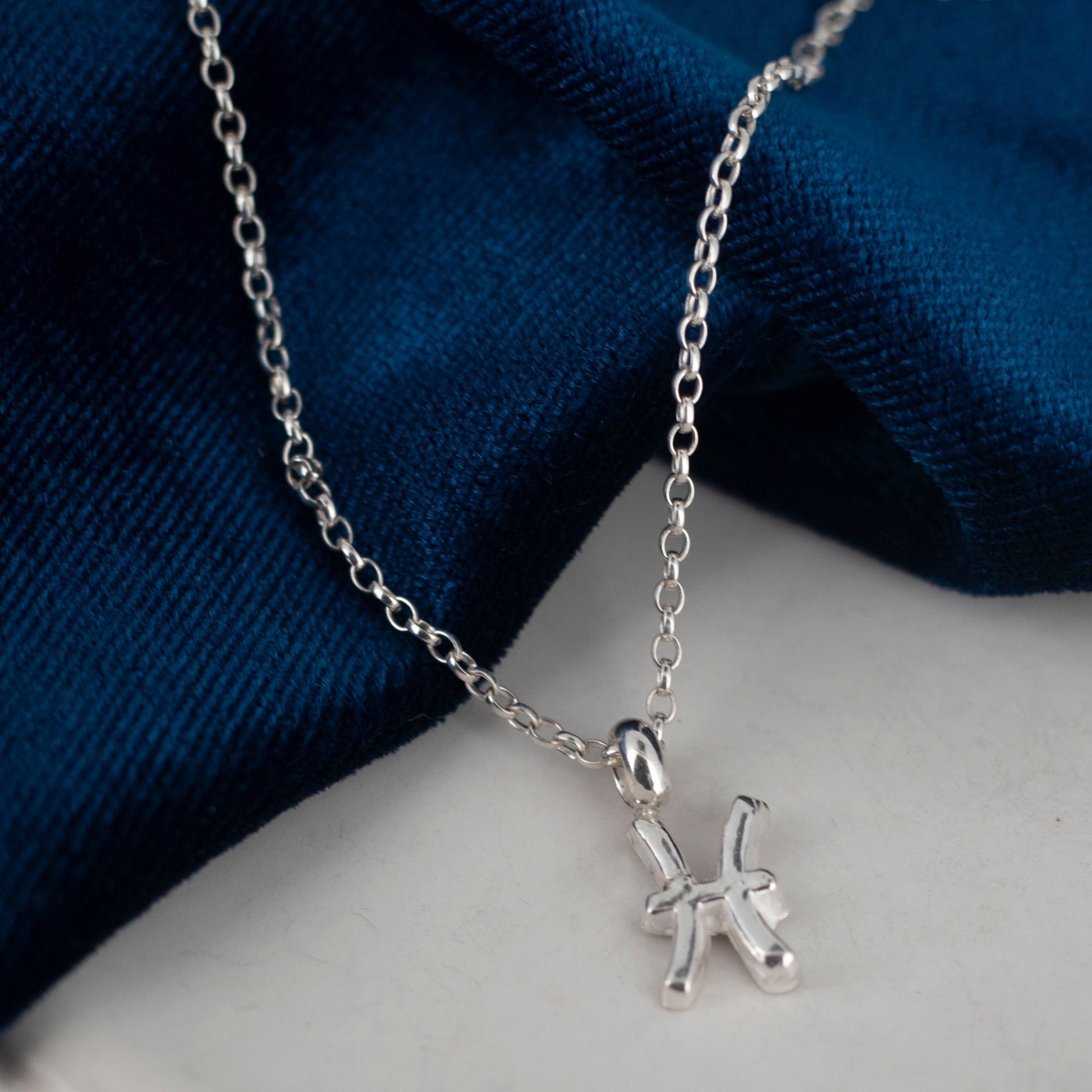 Silver Zodiac Pendant Necklace