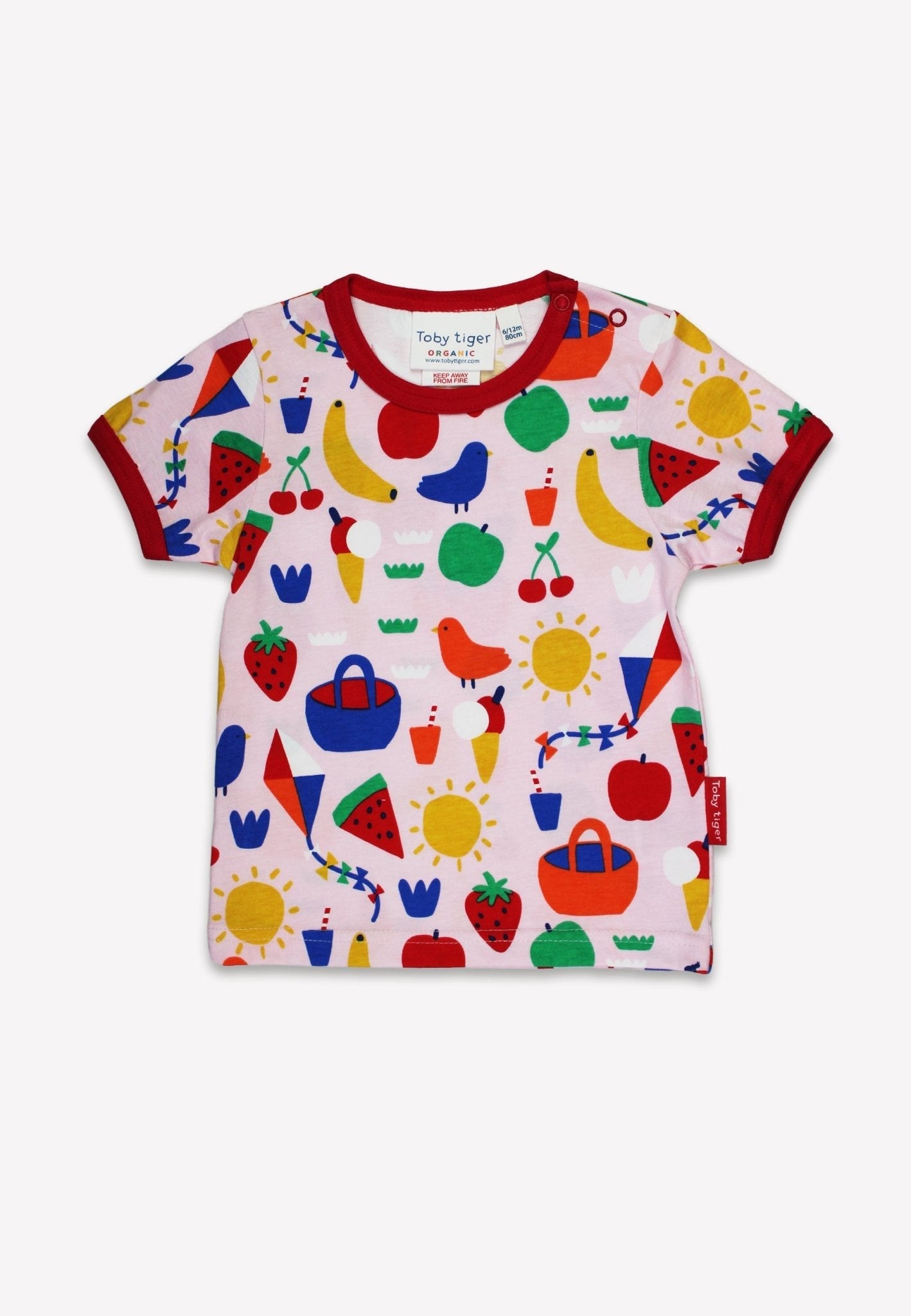 Organic Picnic Print Short Pyjamas