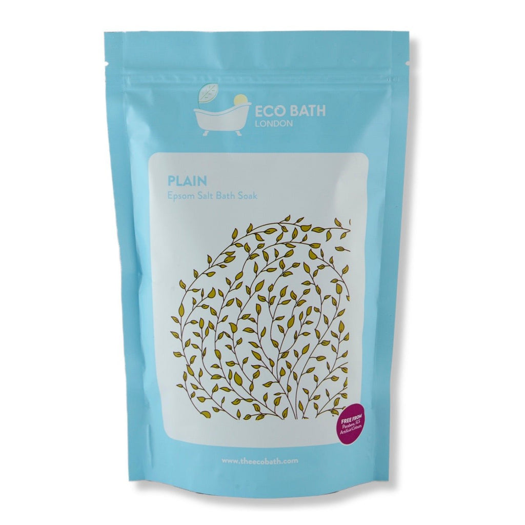 Plain Epsom Salt Bath Soak Pouch 500g and 1000g