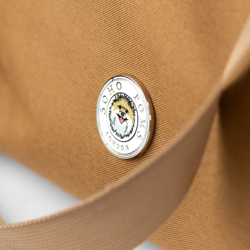 Light Brown and Cream Rainy Bear Pet Carrier for Dogs and Cats