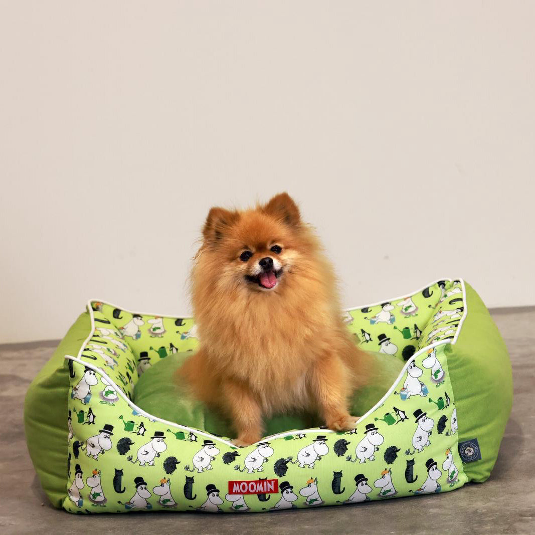 Moomins Green Leaves Pet Bed
