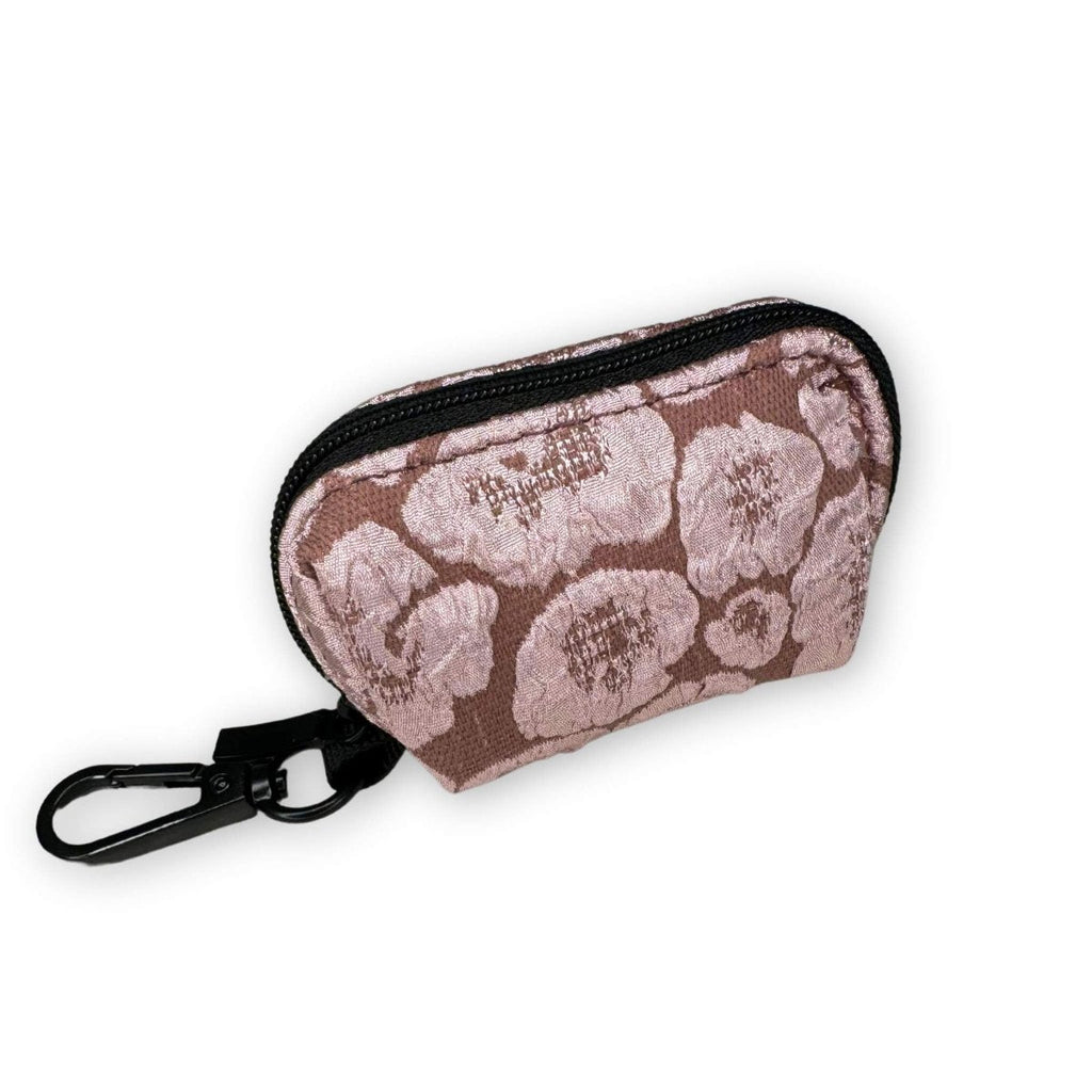 Luxe Mocha Petals Poop Bag Holder