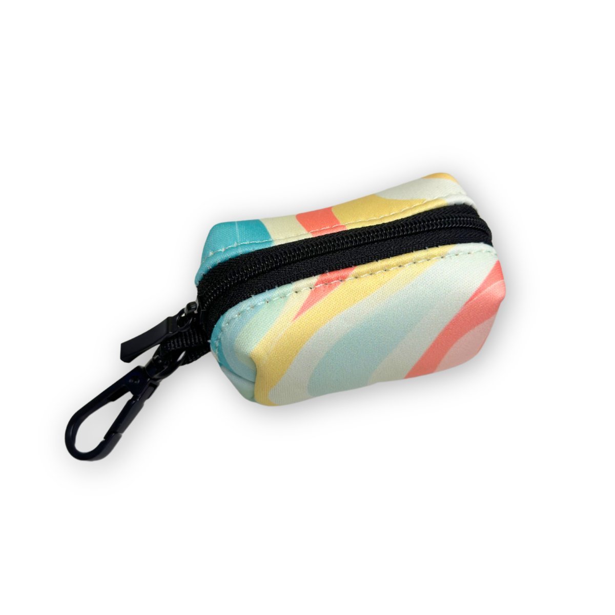 Pastel Waves Poo Bag Holder