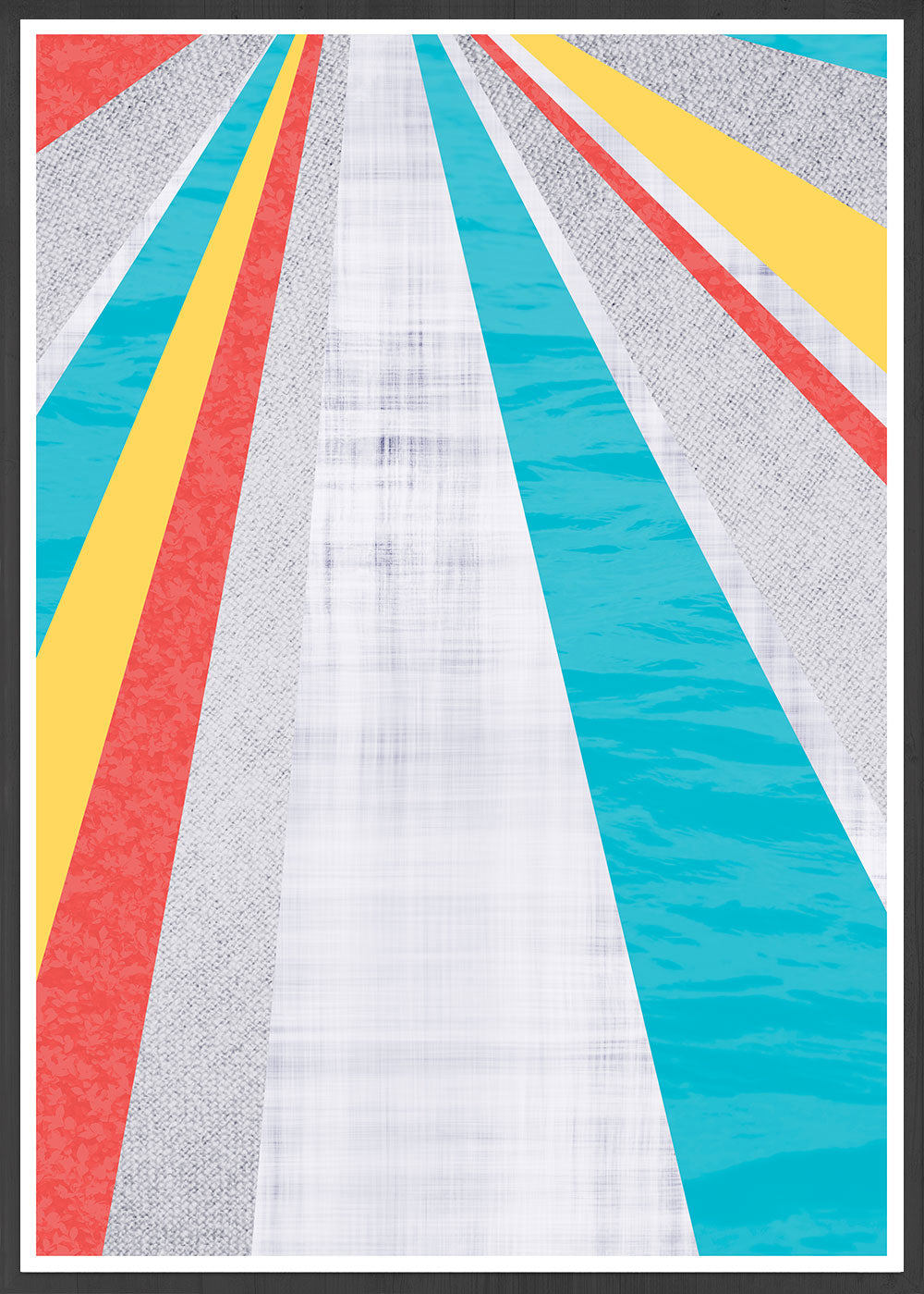 Colourful Geometric Pop Art Print