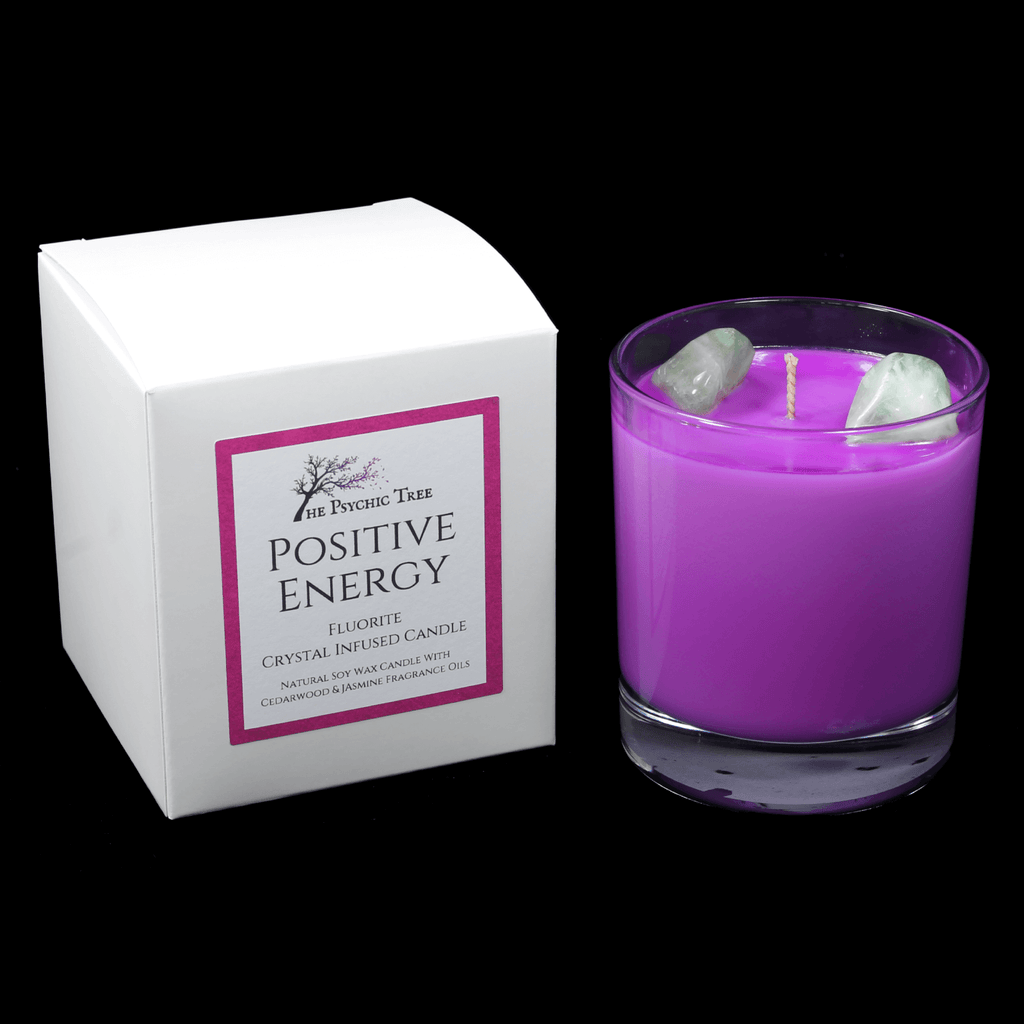 Positive Energy Crystal Infused Scented Candle