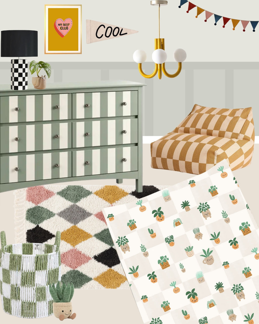 Standard Changing Mat - Pot Plants