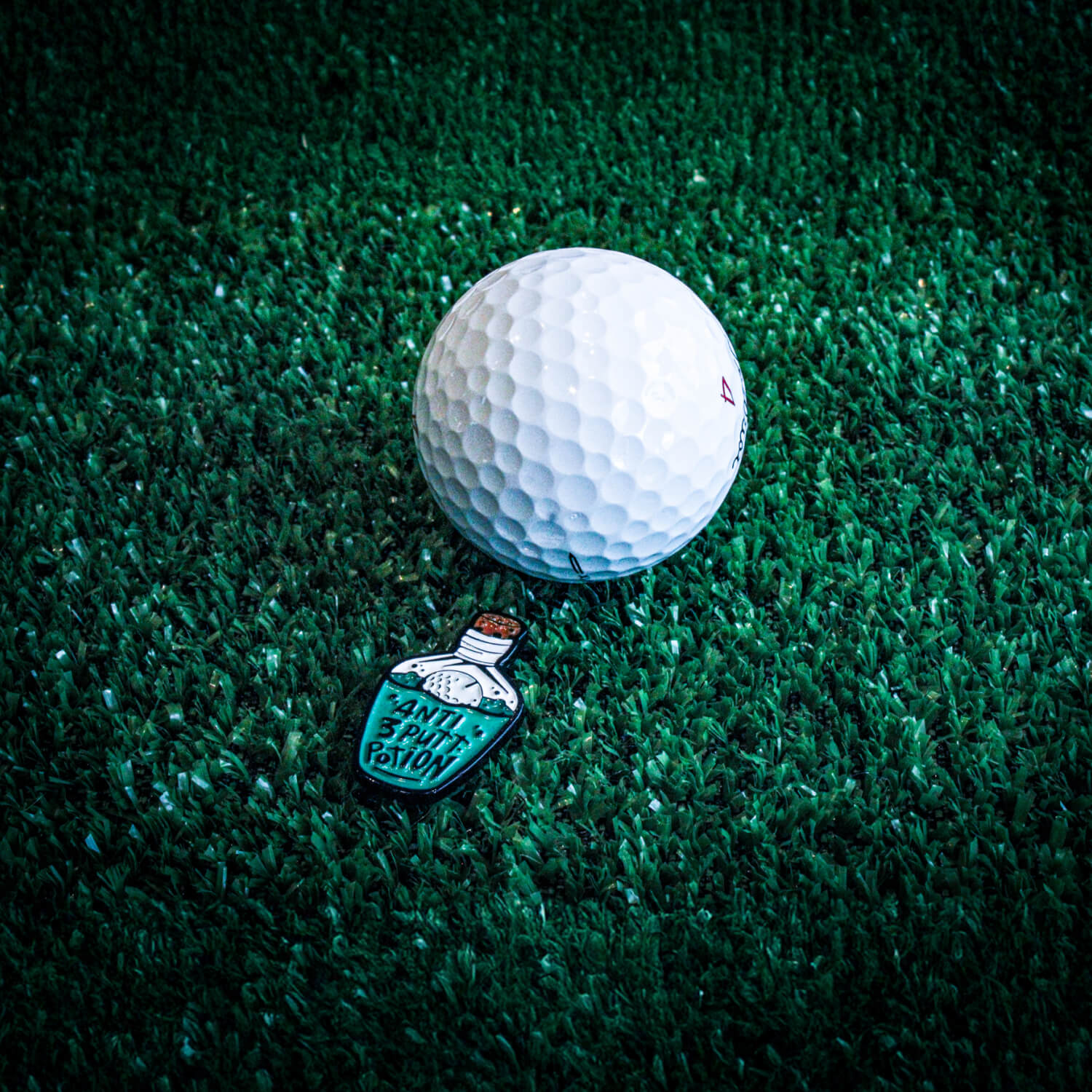 Anti 3 Putt Potion Golf Ball Marker