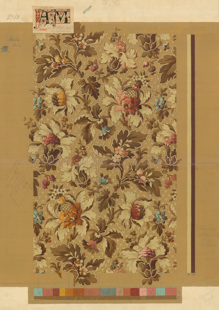 Powder Symphony Vintage Archive Poster Print