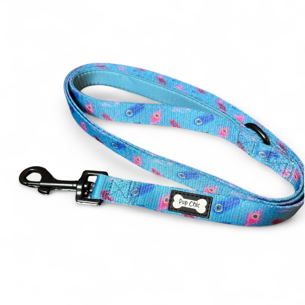 Power Peacock 5ft Dog Lead in Teal