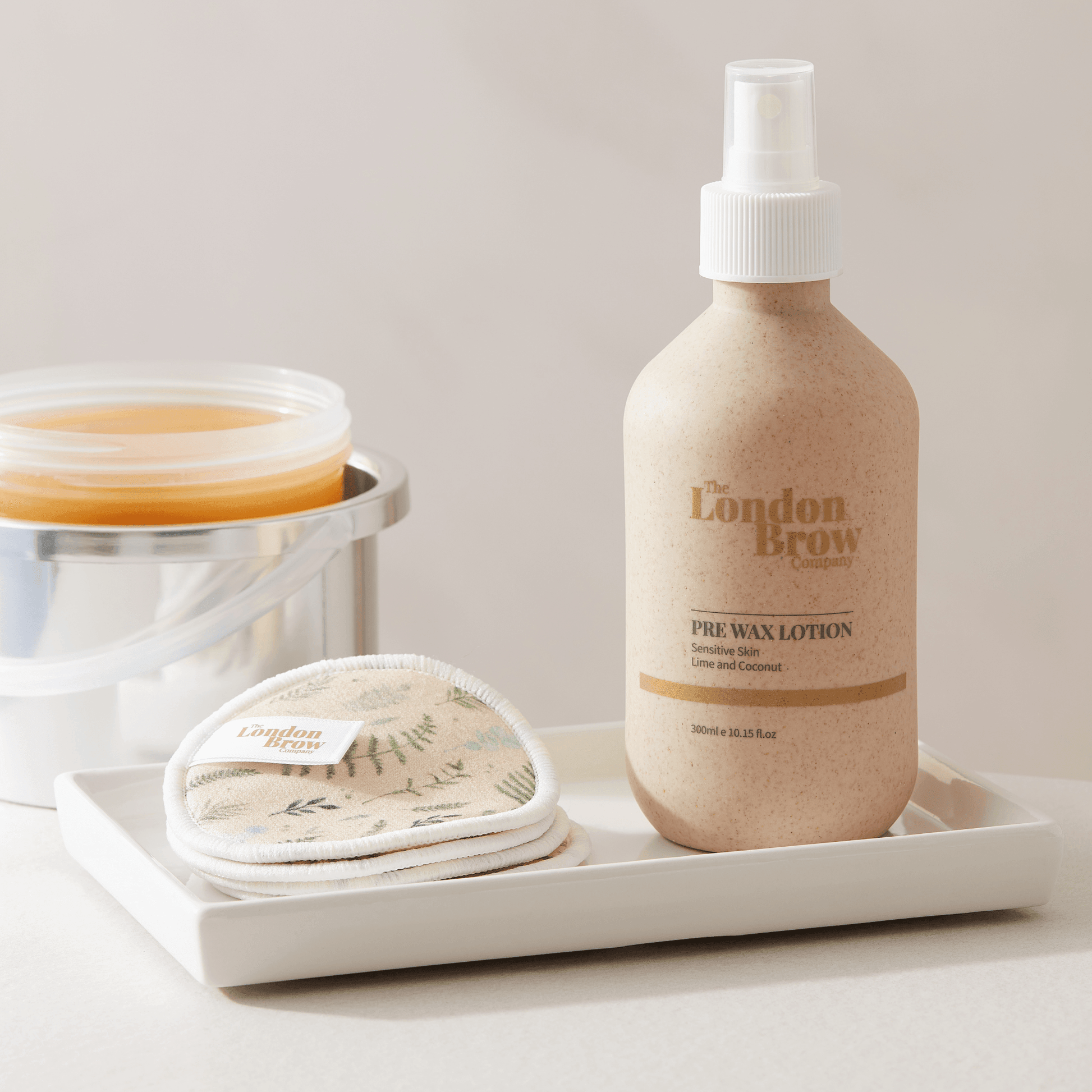 Pre-Wax Cleanser and Post-Wax Lotion Set All Natural