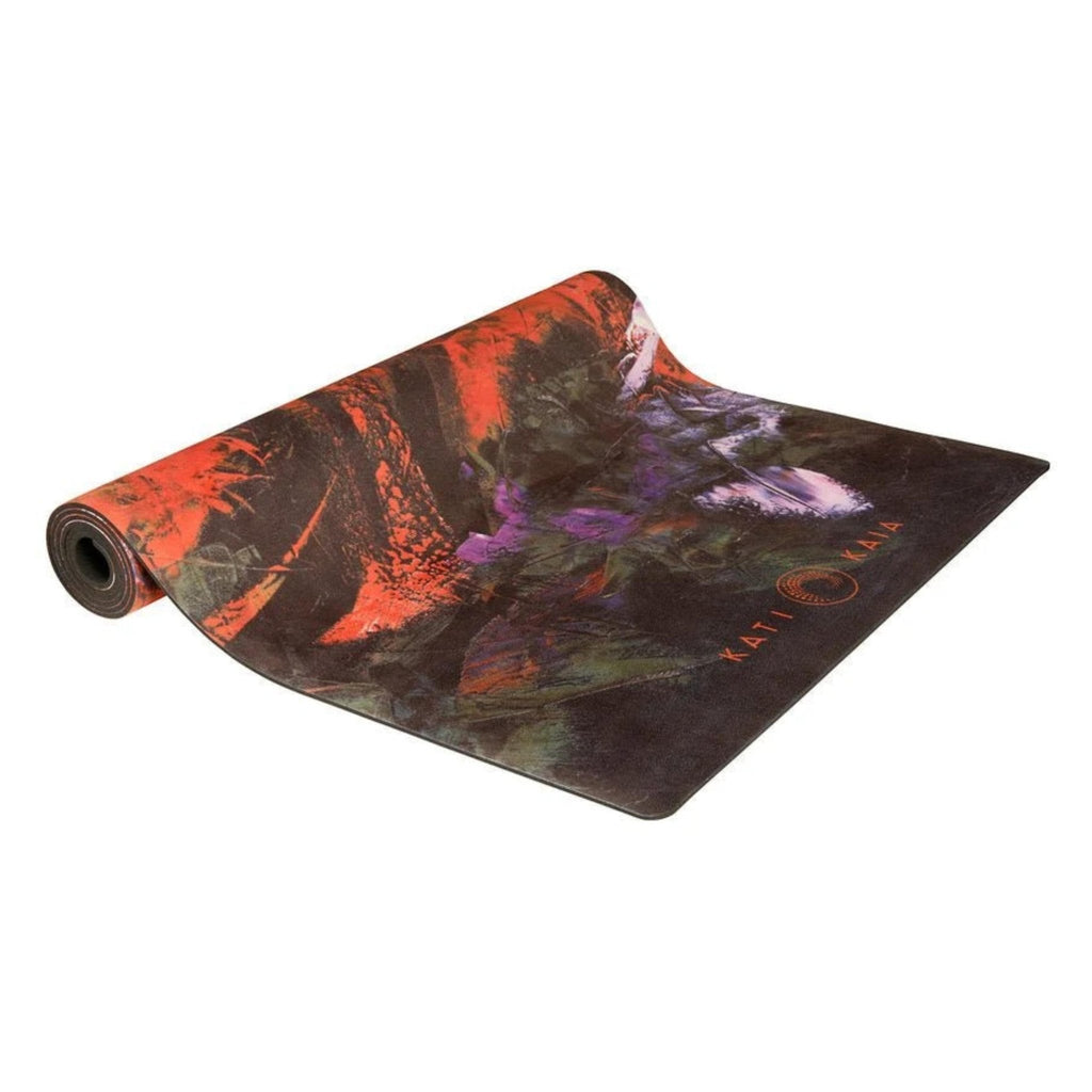Red Artist Yoga Mat Natural Rubber