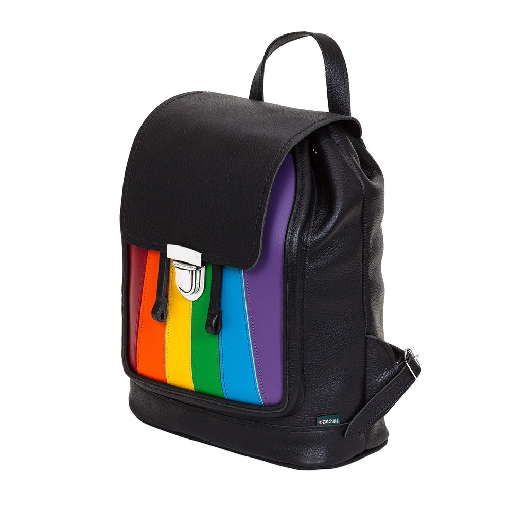 Leather Backpack Pride Rainbow