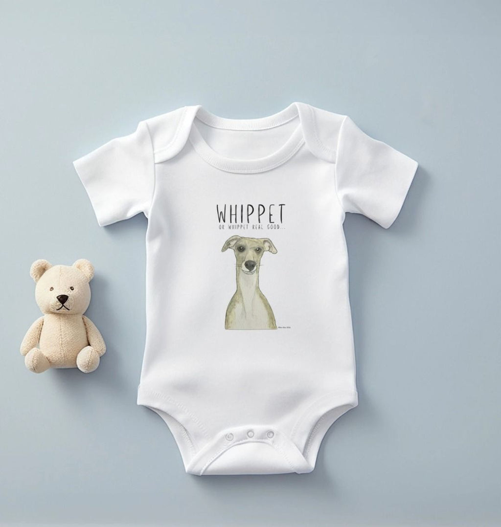 Whippet Approved Baby Bodysuit Organic Cotton