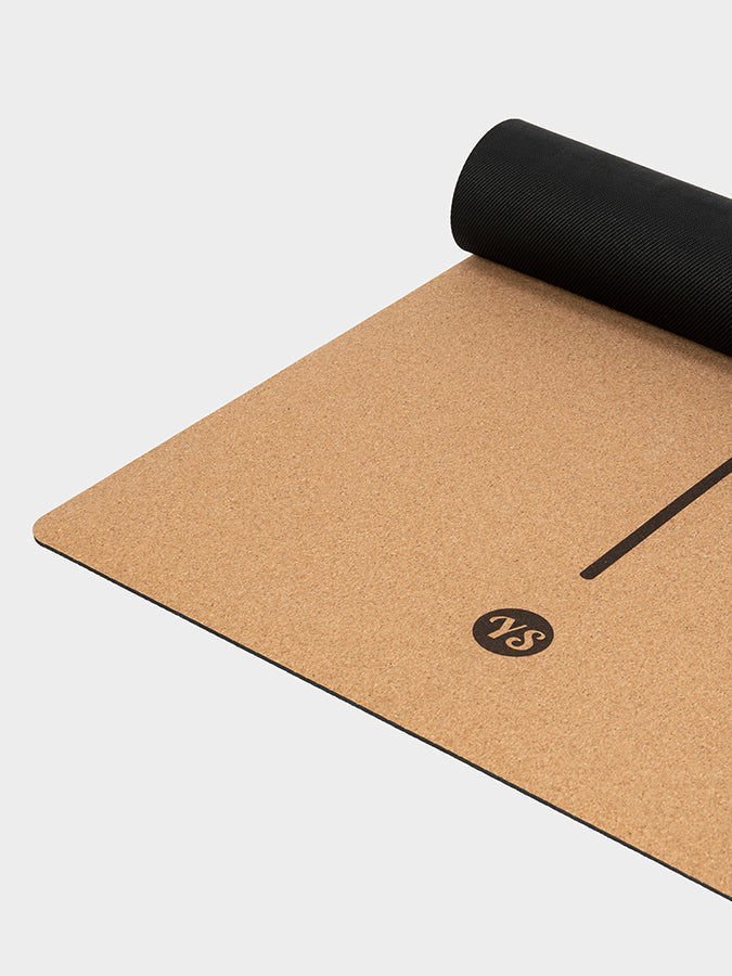 Cork Yoga Mat 4mm with Natural Rubber Backing