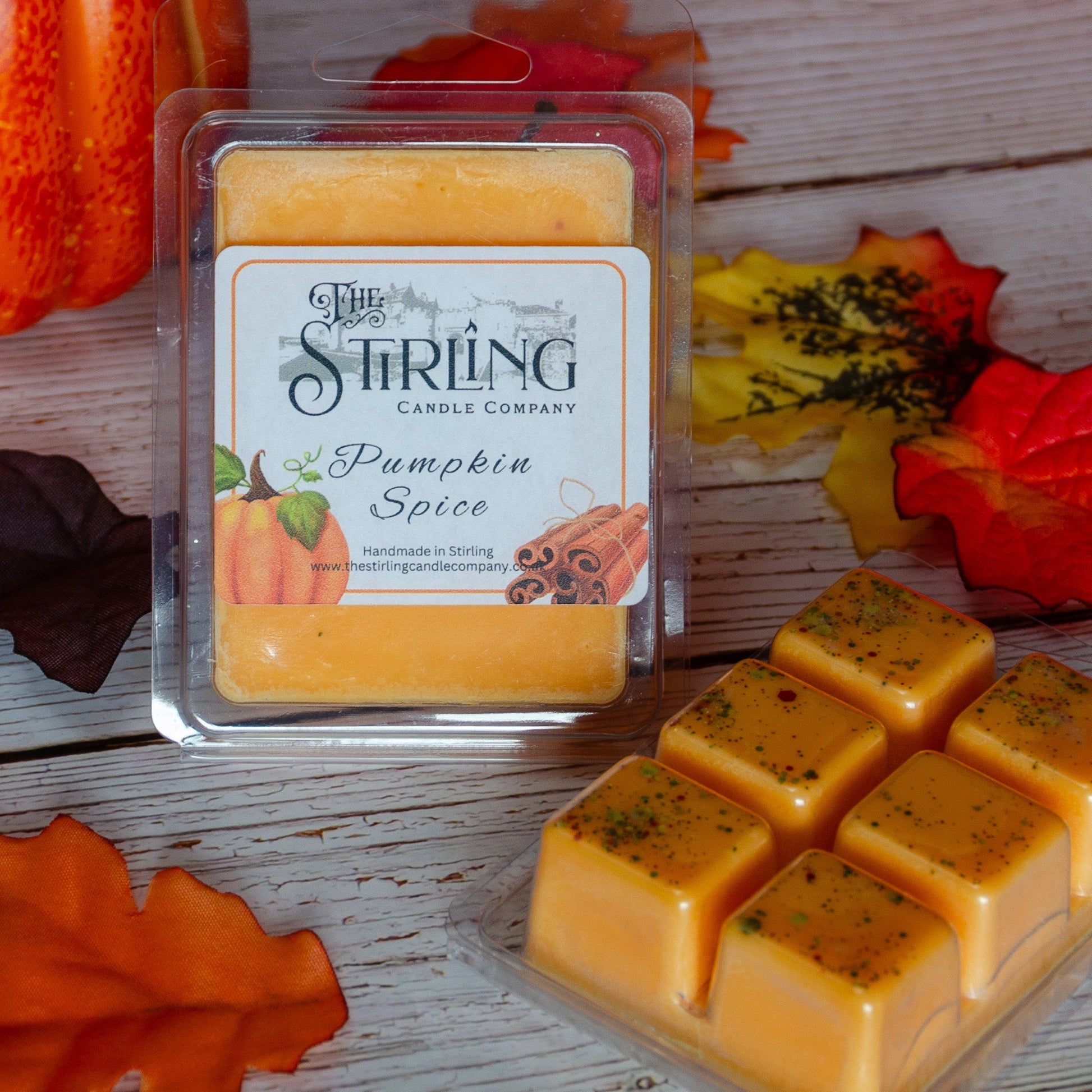 Pumpkin Spice Wax Melt Clamshell