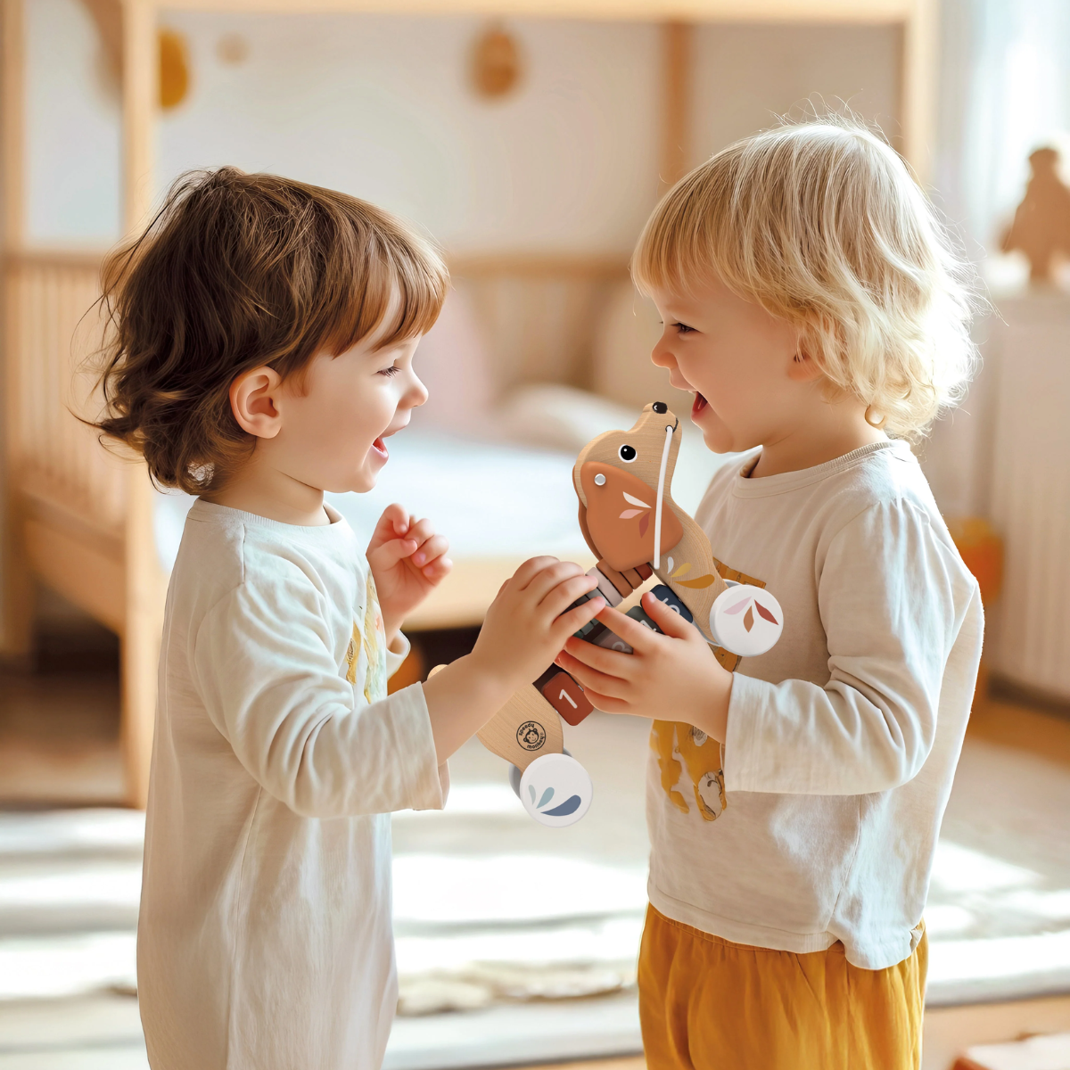 Speedy Monkey Puppy Pull Along