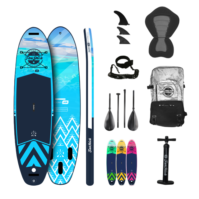 Pure Art 10ft 6in Inflatable Stand Up Paddle Board with Seat Package