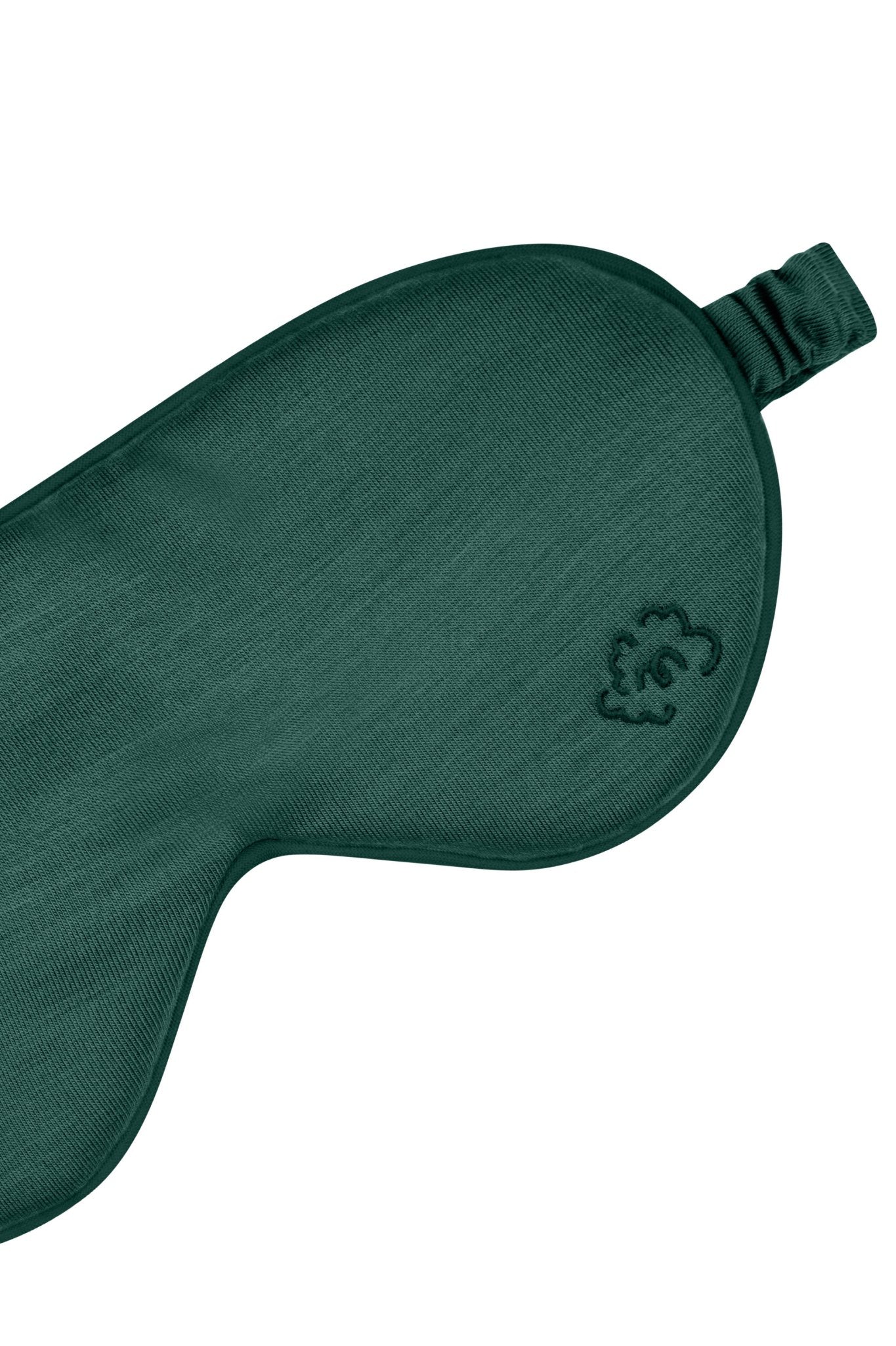 Pure Merino Sleepy Eye Mask in Emerald Green