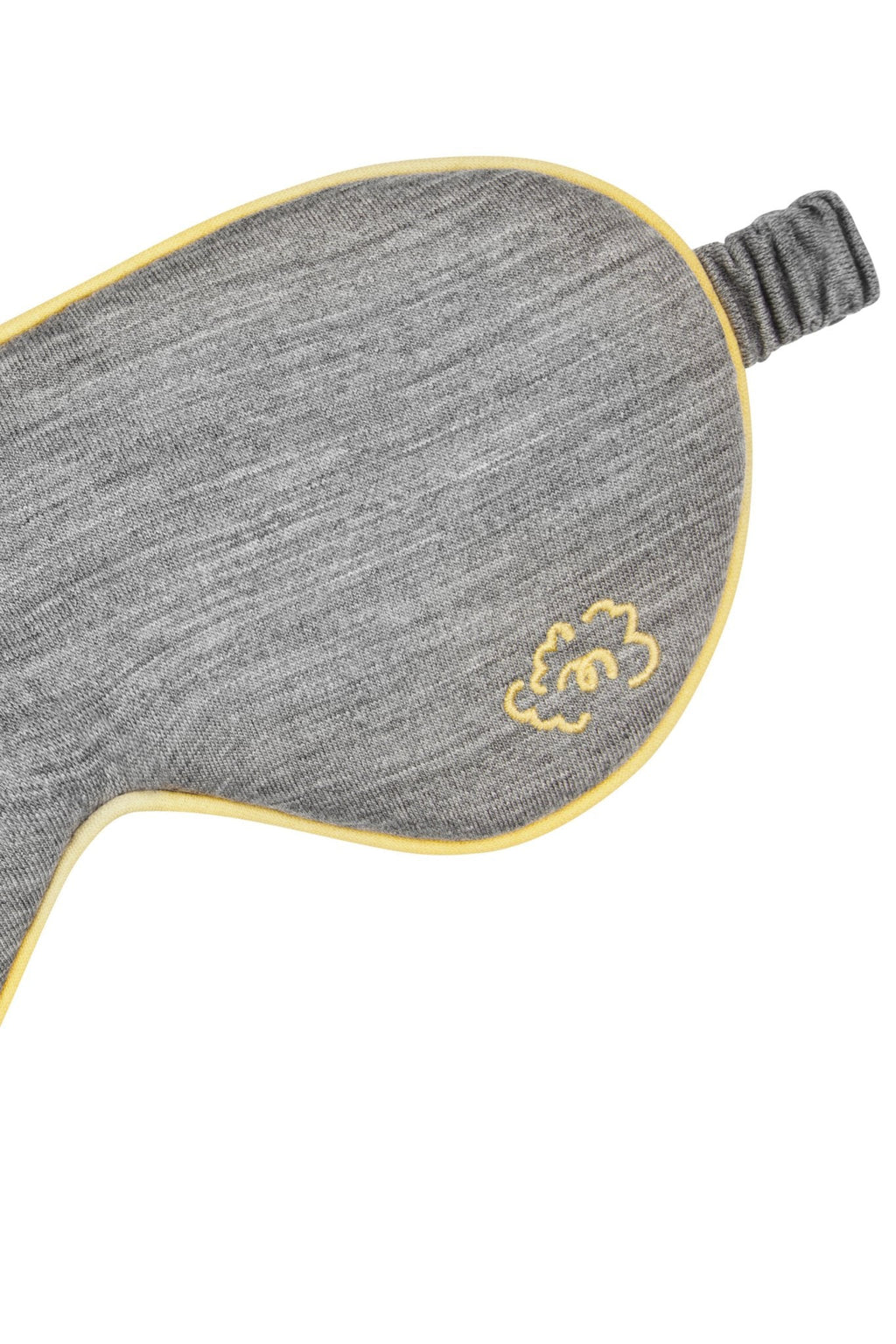 Pure Merino Sleepy Eye Mask in Grey Marle