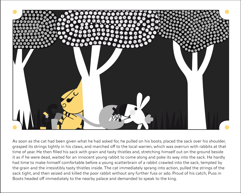 Puss in Boots Read Aloud Book with Shadow Play Illustrations