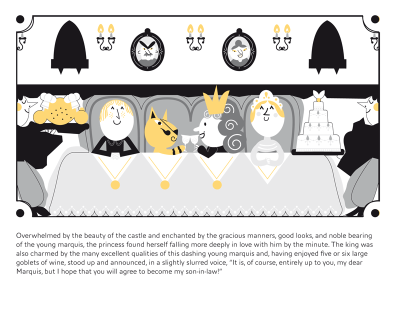 Puss in Boots Read Aloud Book with Shadow Play Illustrations