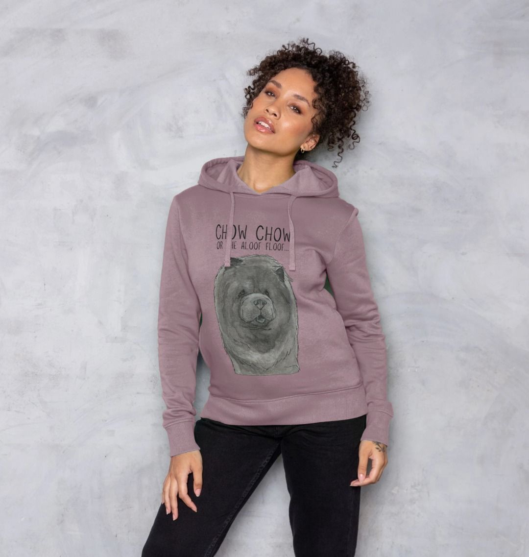 Blue Chow Chow Women's Hoodie The Aloof Floof
