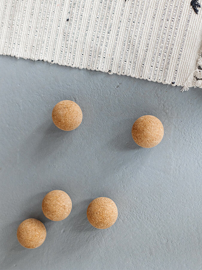 Cork Massage Ball Set of 3 for Fascia Release and Muscle Relief