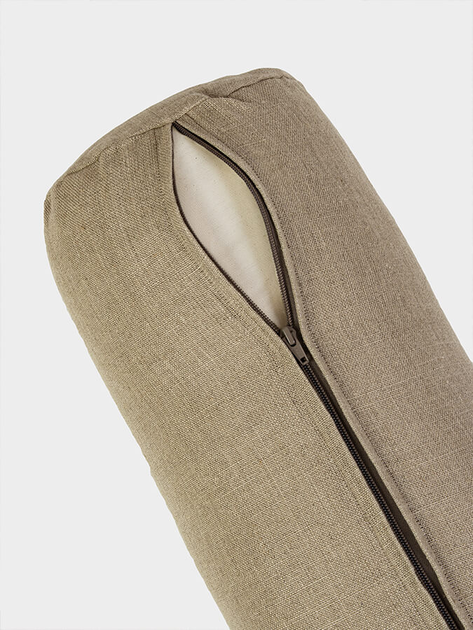 Organic Buckwheat Hemp Lotus Meditation Bolster Cushion