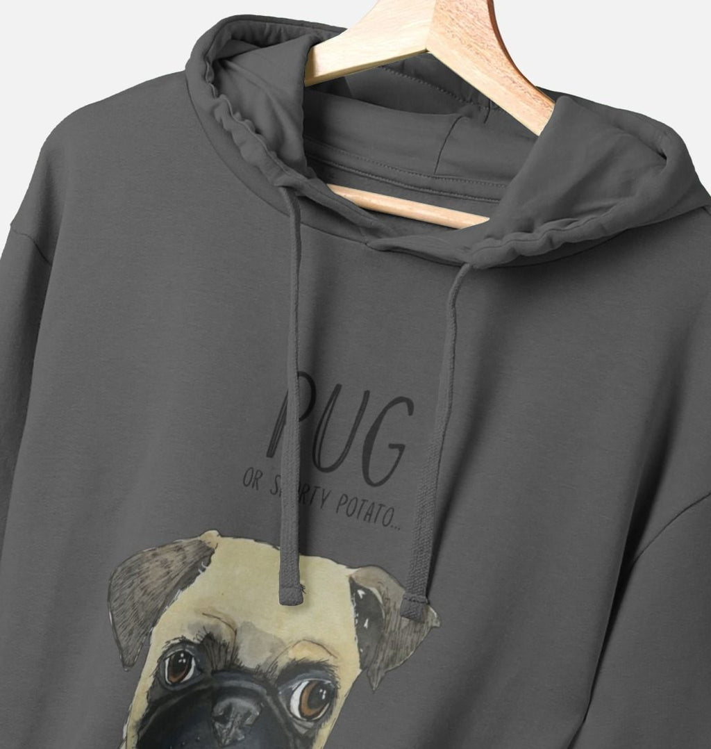 Snorty Potato Men's Hoodie Cozy Funny Pug