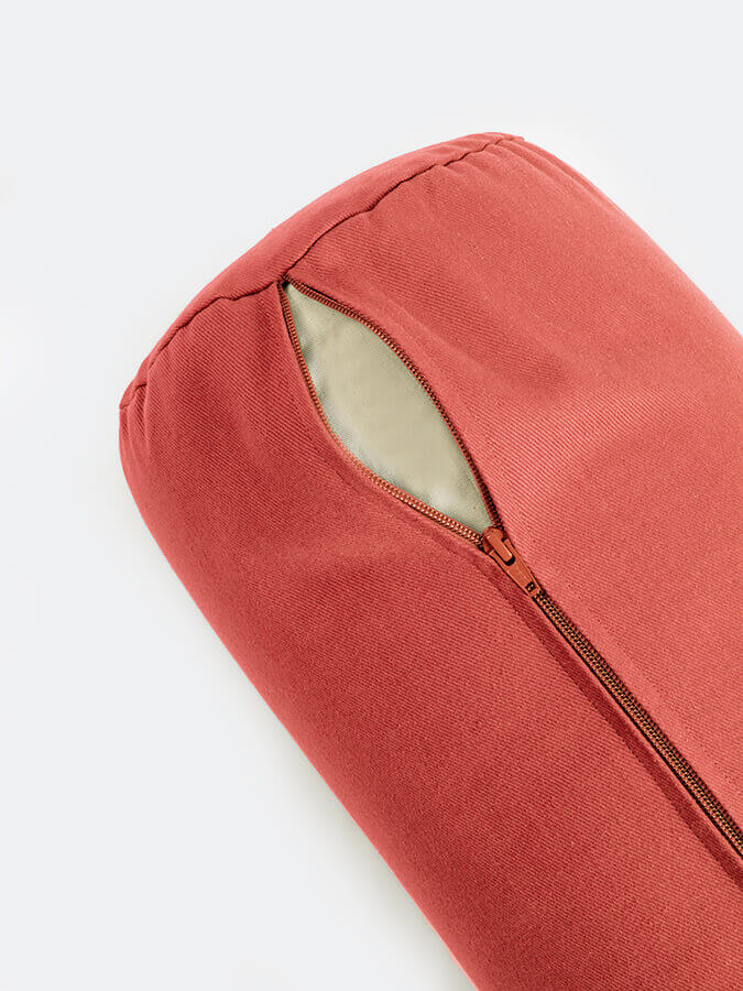 Organic Cotton Buckwheat Lotus Meditation Bolster Cushion