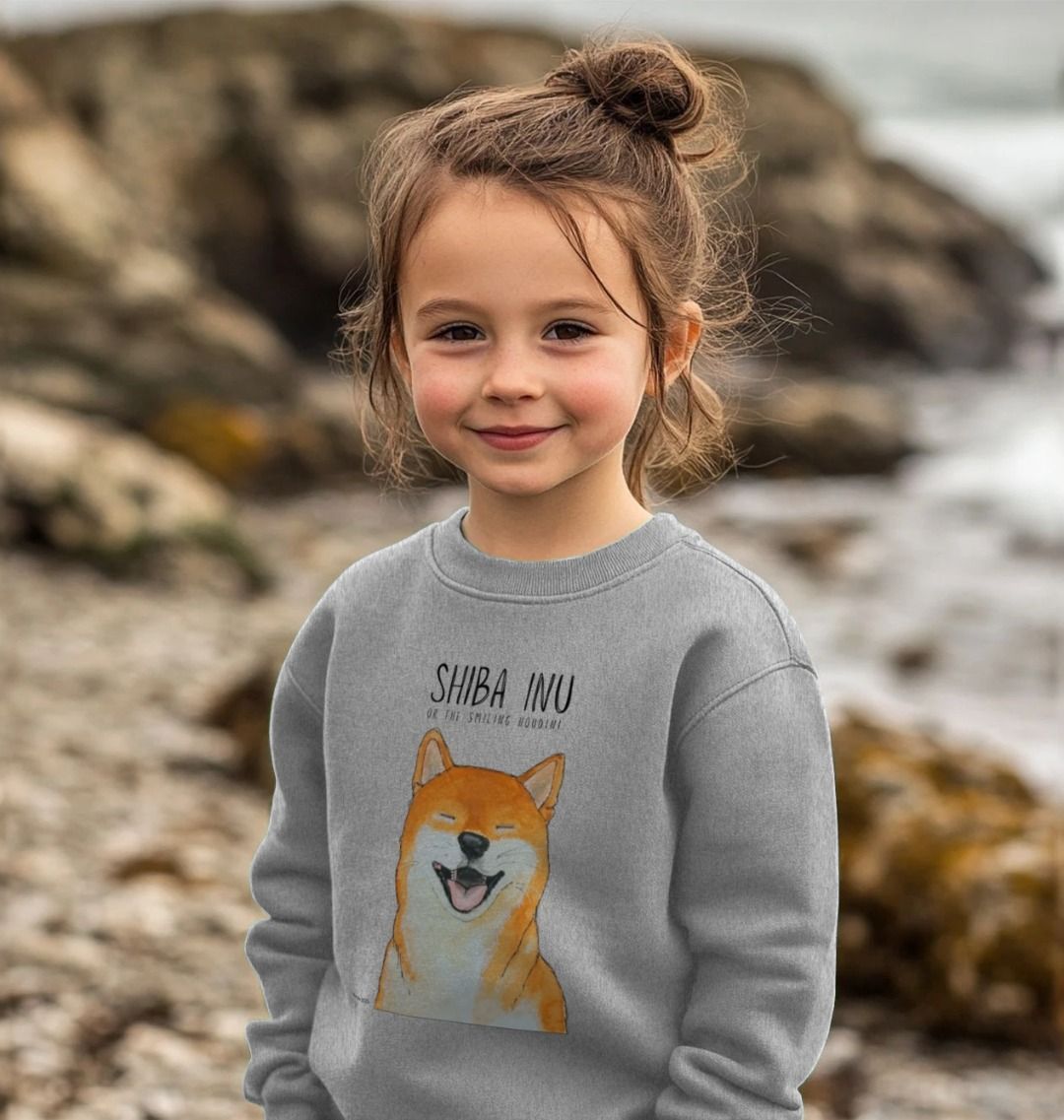 The Great Shiba Snuggle Heist Kids Sweatshirt