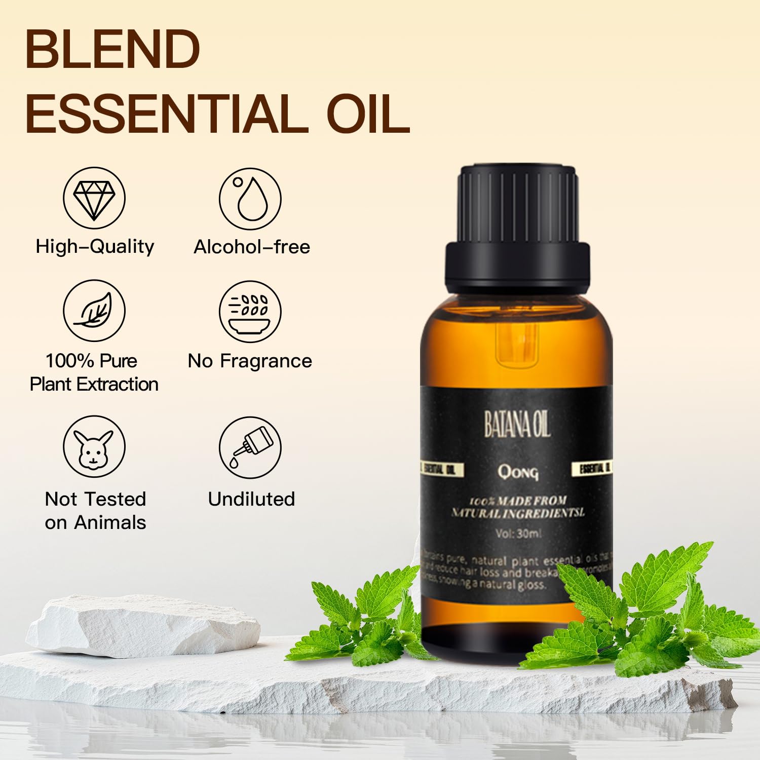 Batana Oil Blend for Hair Growth and Better Sleep, 30ml