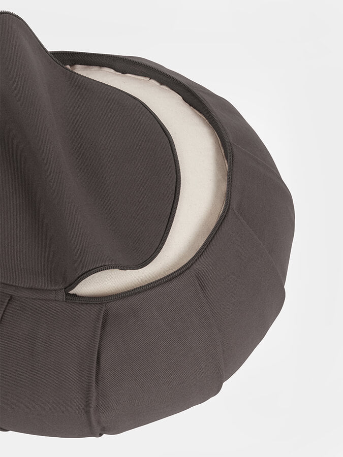 Organic Cotton Round Lotus Zafu Buckwheat Meditation Cushion