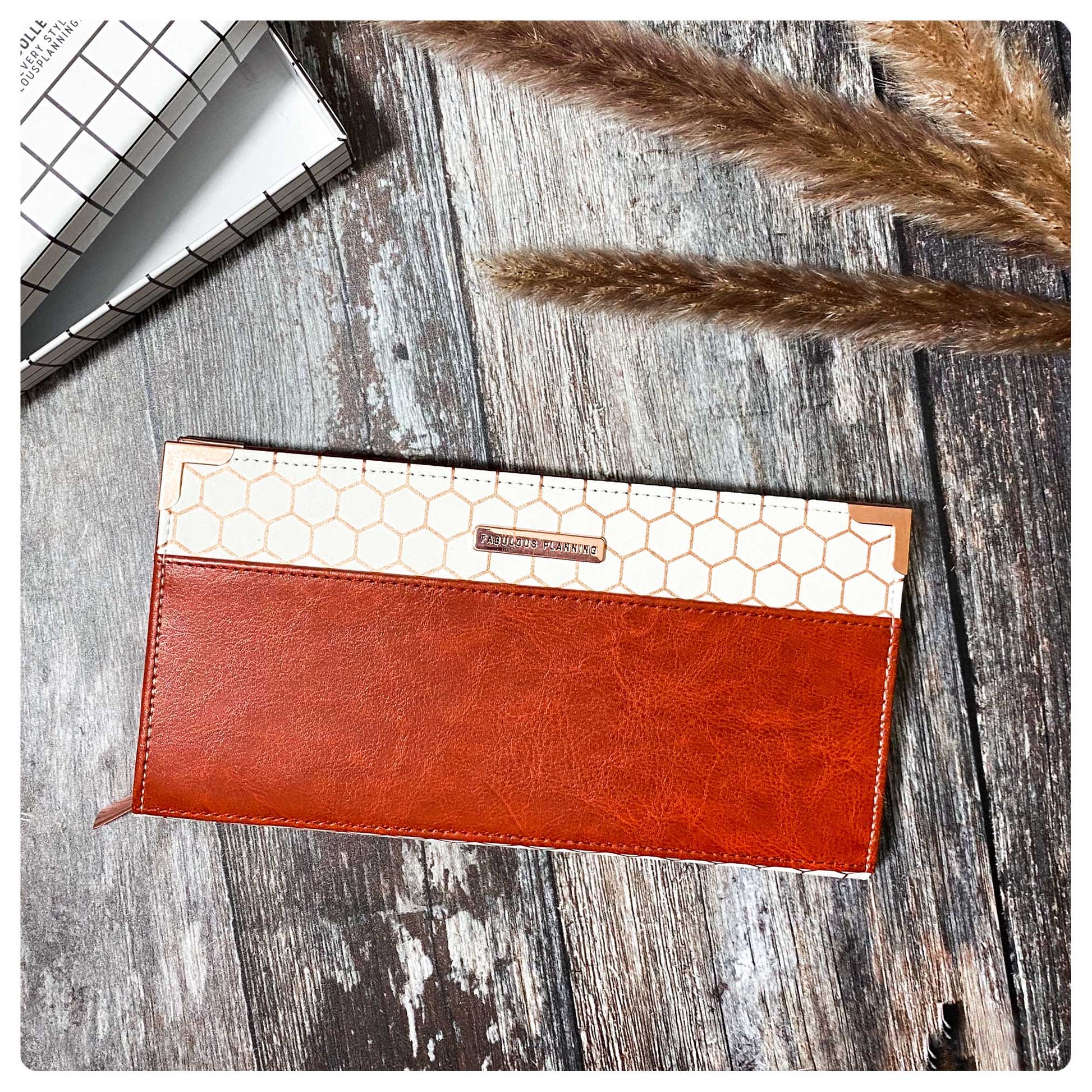 Queen Bee Honeycomb Continental Purse